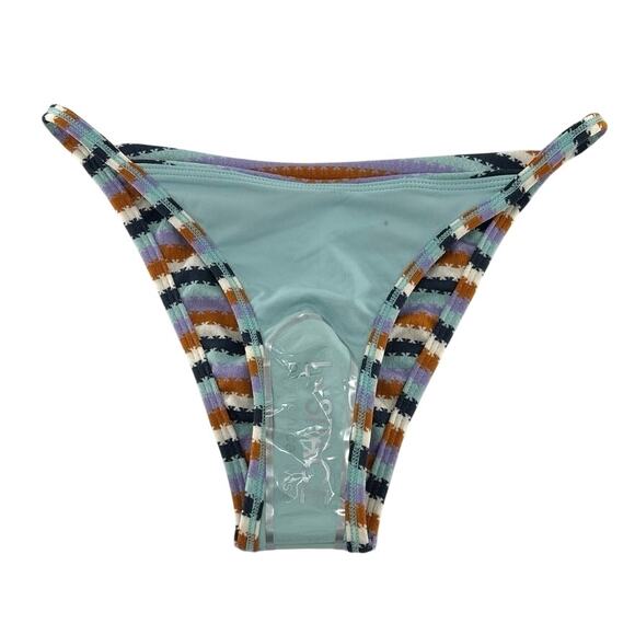 L*Space Printed Stripe Jay Bikini Bottom XS - Picture 6 of 10